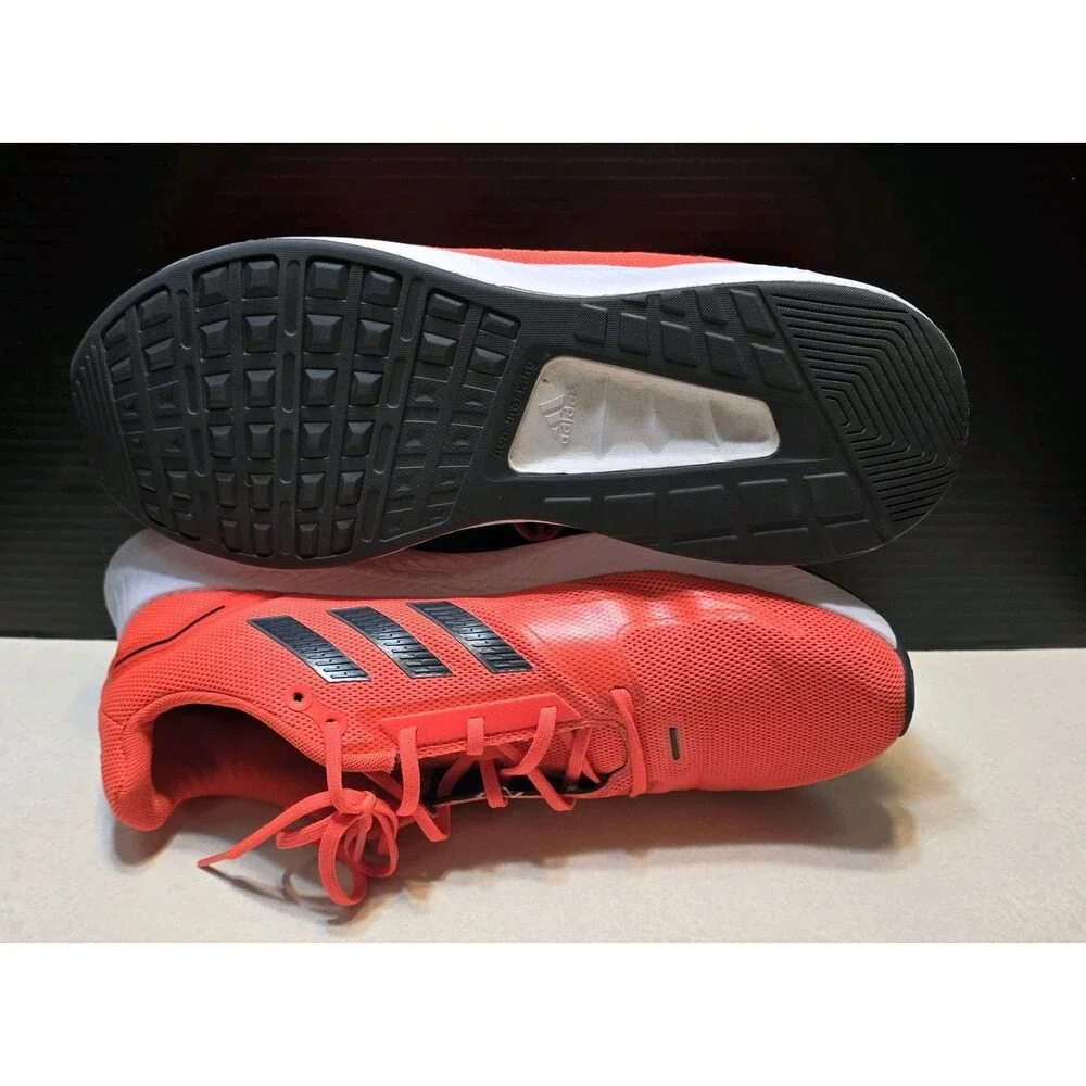 Adidas Run Falcon 2.0 Running Lace up Men's Shoes Size 11.5, 2021 Solar Red, NEW - Picture 14 of 16